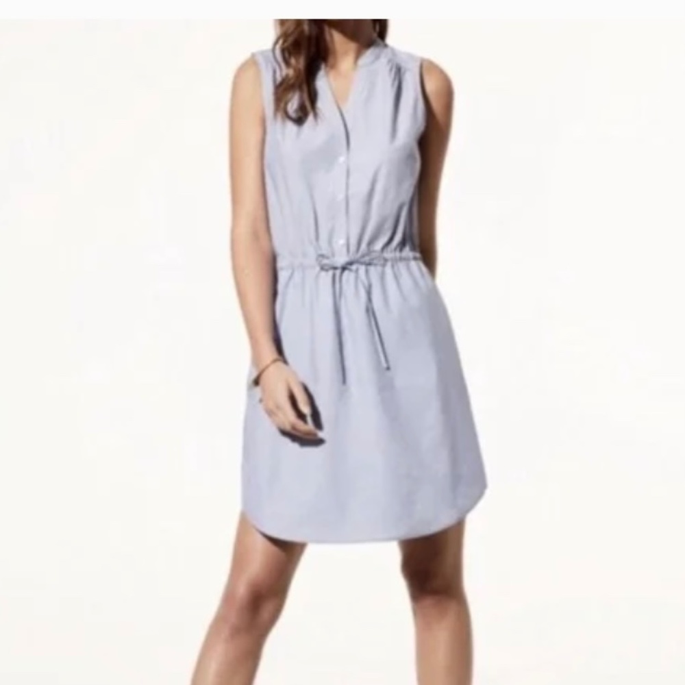 Babaton Light Blue Mini Dress